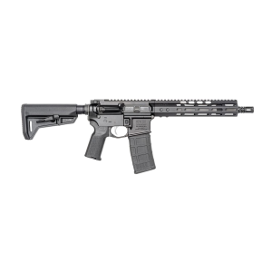Noveske Chainsaw, Semi-auto, SBR, 556 NATO/223 Remington, 10.5 in Barrel, A2 Flash Hider, Anodized Finish, Black, Magpul MOE-K2 Grip, Magpul SLK Stock, Free FLoat M-LOK Handguard, ALG Trigger, Radian