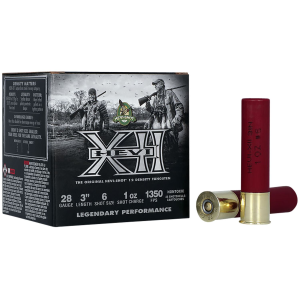 HEVI-Shot HS53286 HEVI-XII 28Gauge 3 in 1oz Tungsten 6Shot 25 Per Box/10 Case, Shotgun Shells