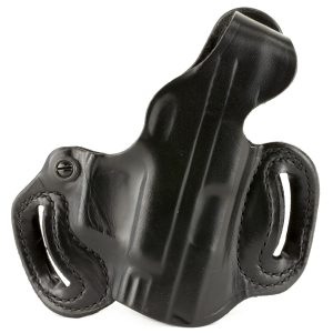 DeSantis Gunhide 085BA8JZ0 Thumb Break Mini Slide OWB Black Leather Belt Slide Fits Sig P365 Belt 1.75 Wide Right Hand, Holster