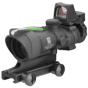Trijicon ACOG TA31-D-100548, 4X32mm, Dual Illuminated Green Chevron .223 Reticle, TA51 Mount, 3.25 MOA RMR Type 2
