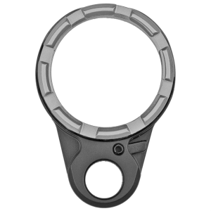 Fortis Manufacturing LE-BLK-K2-GRY, Inc. Light Weight K2, Castle Nut and End Plate, Black and Gray, Anodized Finish LE-BLK-K2-GRY