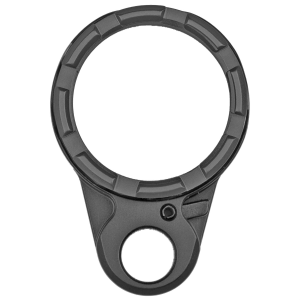 Fortis Manufacturing LE-BLK-K2-BLK, Inc. Light Weight K2, Castle Nut and End Plate, Black, Anodized Finish LE-BLK-K2-BLK