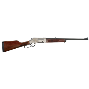 Henry H014D308 Long Ranger Deluxe Full Size 308 Win 4+1 20 in Blued Steel Barrel, Engraved Nickel-Plated w/24K Gold Inlay Steel Receiver, American Walnut Stock Right Hand, Rifle