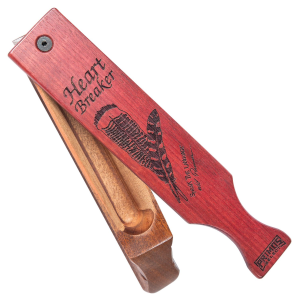 Primos 228 Heartbreaker Box Call Attracts Turkey Natural/Purple Mahogany