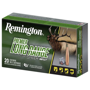Remington R21346 Premier Long Range 300WinMag 190gr Speer Impact 20 Per Box/10 Case Centerfire, Rifle Ammunition