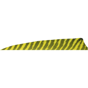 Gateway Shield Cut Feathers Barred Yellow 4 in RW 50 pk 400RSBYL-50