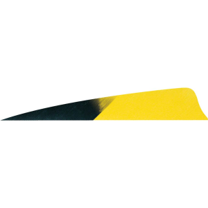 Gateway Shield Cut Feathers Kuro Sun Yellow 4 in LW 50 pk 400LSKSY-50
