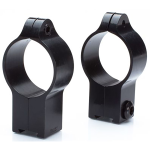 Talley 22CZRH Rimfire Rings Black CZ 452 European/455/457/512/513 1 in High 0 MOA