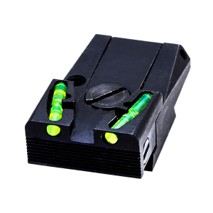 HiViz MKAD211 Adjustable Rear Sight Ruger MK i, II, III & IV Green Fiber Optic