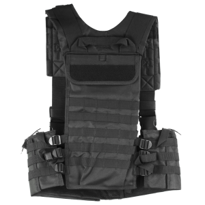 NCSTAR AR Chest Rig CVARCR2922B, Nylon, Black, Fully Adjustable, PALS/ MOLLE Webbing