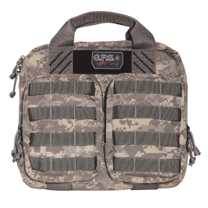 GPS Bags T1410PCD Tactical Double +2 Fall Digital 1000D Nylon Teflon Coating Holds 4 Handguns