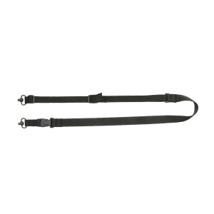 Tacshield T6040BK Tactical Sling made of Black Webbing with Two-Point, Fast Adjust Design & QD Swivels for, Rifle/Shotgun