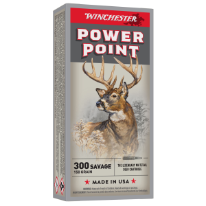 Winchester X3001 Power-Point 300Savage 150gr 20 Per Box/10 Case Centerfire, Rifle Ammunition