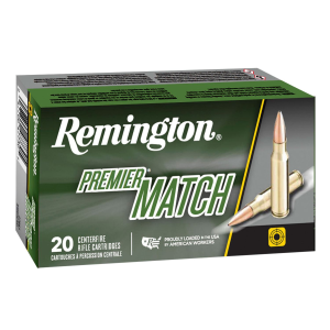 Remington 27673 Premier Match 6.5PRC 145gr Berger Open Tip Match 20 Per Box/10 Case Centerfire, Rifle Ammunition