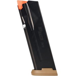 Sig Sauer 8901206 P365-XMACRO 17rd 9mm Luger Coyote Tan Floor Plate Fits All Sig P365 Models, Magazine