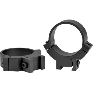 Warne Maxima Horizontal PA Rimfire Scope Rings 3/8 Dovetail Matte Black 30mm Medium 731M