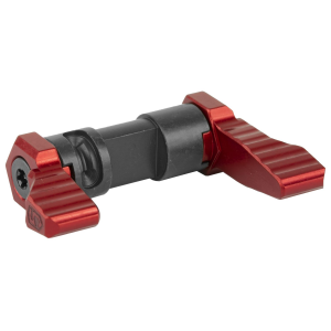 Phase 5 Weapon Systems Ambidextrous 90-Degree Safety Selector SAFE90-RED, Red Anodized Finish, Levers are Machined from 6061-T6 Billet Aluminum