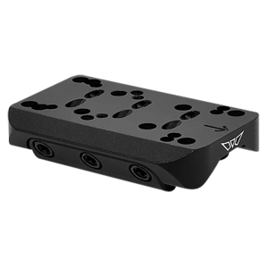 Warne 6108M Red Dot Reflex Mount Shotgun Rib Black Anodized Aluminum Fits Burris/CMORE/Docter/Eotech/Holosun