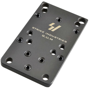 Strike Industries GLOCKGUMV2 Universal Optic Mount for Glock Version 2 Black Compatible w/Glock (Except 42/43/43X/48)