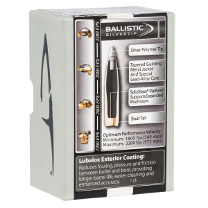 Nosler 51050 Ballistic Silvertip 25Cal 115gr Spitzer Point 50/Box, Reloating Bullets