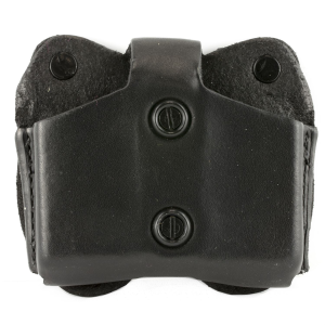 DeSantis Gunhide Double Magazine Pouch, Fits Most Single Stack 10MM/45 Caliber Magazines & Shield 9/40 Magazines, Ambidextrous, Black A01BJLLZ0