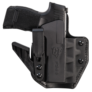 Comp-Tac C852SS191RBKN eV2 Max AIWB Black Kydex/Leather Belt Clip Fits Sig P365 Right Hand