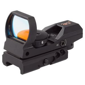 Browning 1290230 Buck Mark Reflex Black Anodized 1x 3 MOA Multi Reticle Rimfire, Pistol/, Rifle, Red Dot Sight