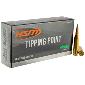 HSM 7MMMAG26N Tipping Point 7mm Rem Mag 165 gr Sierra GameChanger 20 Per Box/ 20 Case Centerfire, Rifle Ammunition