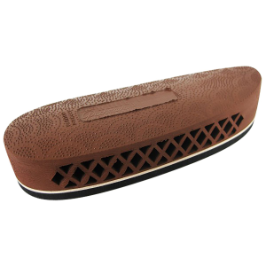 Pachmayr 00011 F325 Deluxe Field Recoil Pad Small Brown with White Line Rubber for, Shotgun