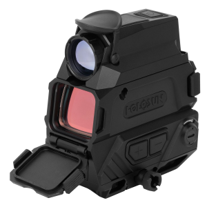 Holosun DRSTH DRS Thermal Reflex Sight Black Anodized 1x/3x/5x 1.20 x 0.98 2 MOA Red Dot/65 MOA Circle Multi Reticle Thermal Overlay