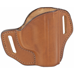 Bianchi Model #57 Remedy Open Top Leather Holster 23956, Fits Ruger LC9, LC380, Tan, Right Hand 23956