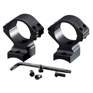 Browning 12376 BAR & BLR Integrated Scope Mount/Ring Combo Matte Black 1 in Medium