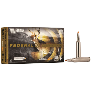 Federal P7RTT2 Premium 7mmRemMag 140gr Trophy Bonded Tip 20 Per Box/10 Case Centerfire, Rifle Ammunition