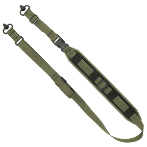 GrovTec US Inc GTSL130 QS 2-Point Sentinel with OD Green Finish, Adjustable Design & Push Button Swivels for, Rifle/Shotgun