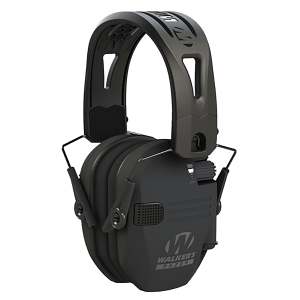 Walkers GWPRSEMRH RAZR Razor Tacti-Grip 23 dB Over the Head Black Polymer