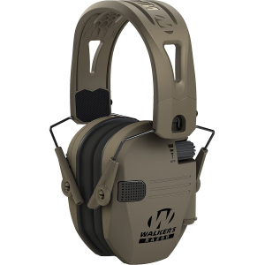 Walkers GWPRSEMRHMFDE Razor Tacti-Grip 23 dB Over the Head FDE Polymer