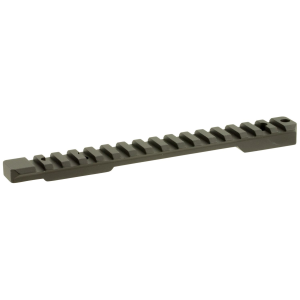 Talley PLO252700 Remington 700 Picatinny Rail Black Anodized Long Action 0 MOA