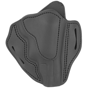 1791 Gunleather RVH3SBLR RVH3 OWB Size 03 Stealth Black Leather Belt Slide/S&W Governor Right Hand, Holster
