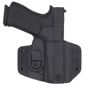 C&G 0060100 Covert OWB Black Kydex Belt Loop Glock 43/43X/MOS, Holster