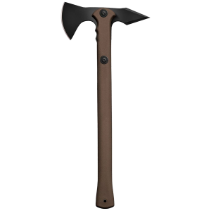 Cold Steel CS90PTHF Trench Hawk 3.50 in Blade 1055 Carbon Steel Blade FDE Polypropylene Handle 19 in Long Tomahawk