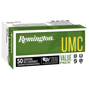 Remington 23712 UMC Value Pack 30Carbine 110gr Full Metal Jacket 50 Per Box/10 Case Centerfire, Rifle Ammunition