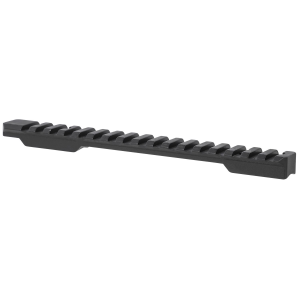 Talley PL0258725 Savage Picatinny Rail Black Anodized Long Action 0 MOA