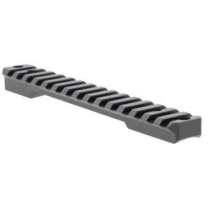 Talley PLM258779 Fierce Rivalry Picatinny Rail Black Anodized Long Action 20 MOA