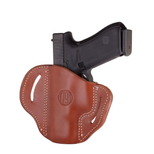 1791 Gunleather ORBH24CBRR BH2.4 Optic Ready OWB 2.4 Classic Brown Leather Belt Slide Fits Walther PPQ/Sig P320/Springfield XD-M Right Hand, Holster