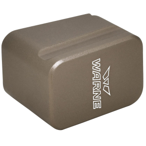 Warne 3113, Magazine Extension made of 6061-T6 Aluminum with Hardcoat Anodized FDE Finish for Glock 17, 22, Magazines (Adds 5rds 9mm Luger, 4rds 40 S&W)