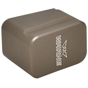 Warne MEG1954DE, Magazine Extension made of 6061-T6 Aluminum with Hardcoat Anodized FDE Finish for Glock 19, 23, Magazines (Adds 5rds 9mm Luger, 4rds 40 S&W)