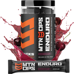MTN OPS Enduro Cardio Enhancement Black Cherry Trail Packs 20 ct 1102580320 - Mtn Ops