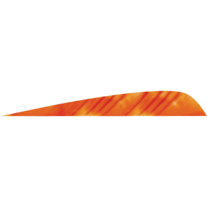 Gateway Parabolic Feathers Tre White/Orange 4 in RW 50 pk 400RPTWO-50