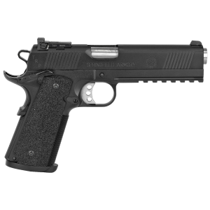 Springfield Armory PC9105LCA18 1911 TRP Operator *CA Compliant 45 ACP 7+1, 5 in Match Grade Stainless Steel Barrel, Black Cerakote Serrated Carbon Steel Slide & Frame w/Beavertail & Picatinny Rail, Black G10 Grip, Pistol