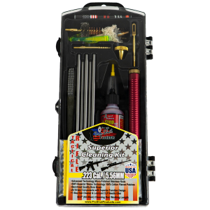 Pro-Shot AR223KIT Tactical Classic Box Kit Multi-Caliber AR, Rifle/Black Plastic Case